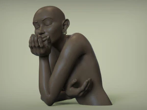 Woman sculpture 3D Print Model