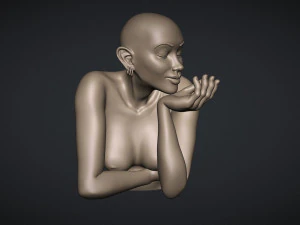 Woman sculpture 3D Print Model