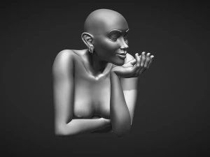 Woman sculpture 3D Print Model