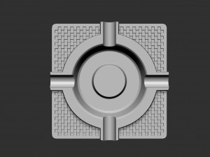 Premium Ashtray 3D Принт Модель