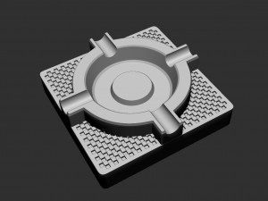 Premium Ashtray 3D Принт Модель