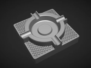 Premium Ashtray 3D Print Model