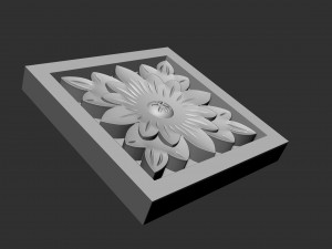 Rosette Modelo de impresión 3D
