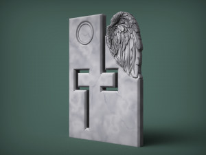 Memorial Tombstones wing 3D प्रिंट मॉडल
