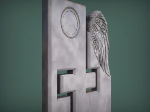 Memorial Tombstones wing 3D Print Model