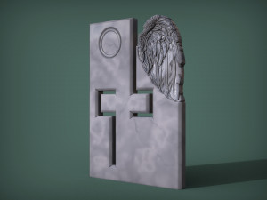 Memorial Tombstones wing 3D प्रिंट मॉडल