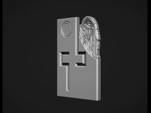 Memorial Tombstones wing 3D Print Model