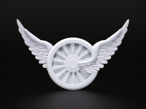 Winged Wheel 3D Принт Модель