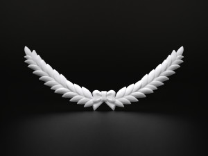 Laurel Wreath Model Cetak 3D