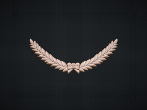Laurel Wreath Model Cetak 3D