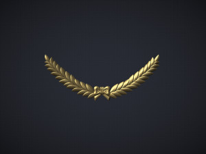 Laurel Wreath Model Cetak 3D