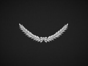 Laurel Wreath Model Cetak 3D