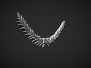 Laurel Wreath Model Cetak 3D