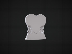 Heart Shaped Tombstone Modelo de impresión 3D