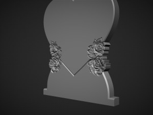 Heart Shaped Tombstone Modelo de impresión 3D