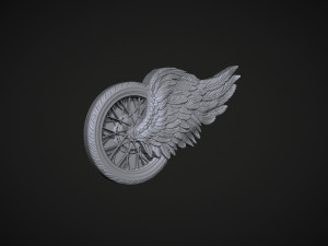 Winged wheel 3D-Druckmodell