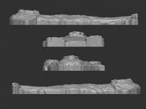 Dog Bas-relief 3D Print Model