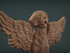 Winged Dog Modèles 3D en vedette