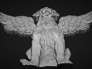 Winged Dog Modèles 3D en vedette