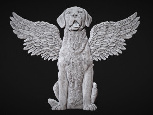 Winged Dog Modèles 3D en vedette