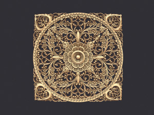 Carved Decor Ornament 3D Print Model