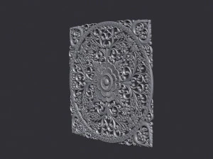 Carved Decor Ornament 3D Print Model