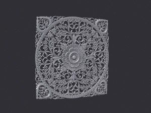 Carved Decor Ornament 3D Print Model