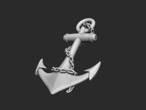Anchor gold Modelo de Impressão 3D