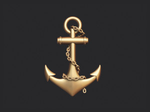 Anchor gold Modelo de Impressão 3D
