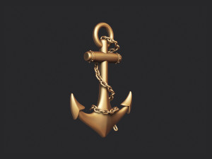 Anchor gold Modelo de Impressão 3D