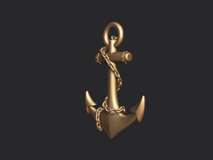 Anchor gold Modelo de Impressão 3D