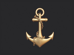 Anchor gold Modelo de Impressão 3D