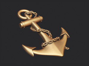 Anchor gold Modelo de Impressão 3D