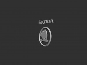 Skoda Logo 3D Принт Модель