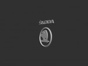 Skoda Logo 3D Print Model