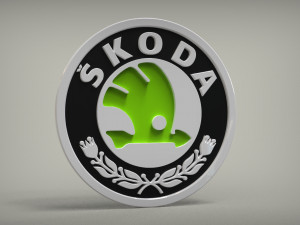 Skoda Logo 3D Print Model