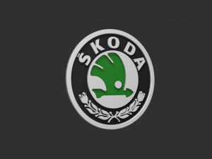 Skoda Logo 3D Print Model