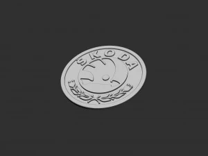 Skoda Logo 3D Print Model