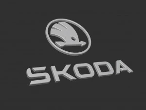 Skoda Logo 3D Print Model