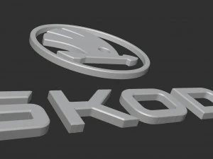 Skoda Logo 3D Print Model
