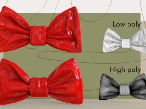 Bow Tie 3D Print Model