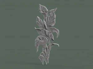 Lily flowers 3D Print Model