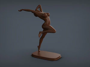 Female Dancer 3D Print Model
