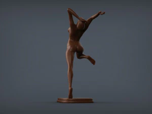 Female Dancer 3D Print Model