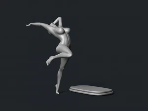 Female Dancer 3D Print Model