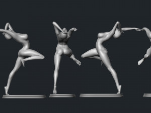 Female Dancer 3D Принт Модель