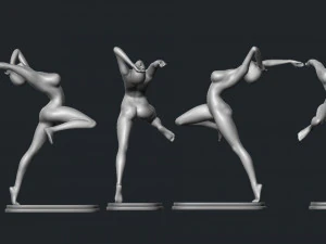 Female Dancer 3D Print Model