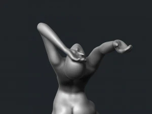 Female Dancer 3D Print Model