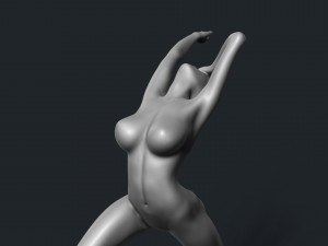 Female Dancer 3D Принт Модель