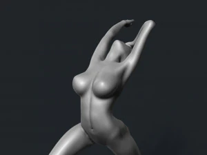 Female Dancer 3D Print Model